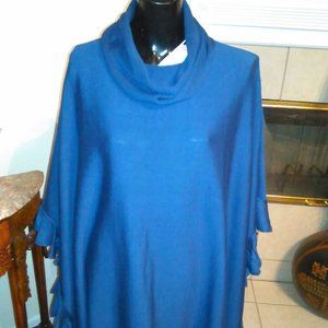 Alex Marie Pullover Turtleneck Open Arm Poncho